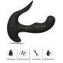 SEXBAY Anal Sex Toy Prostate Massager Silicone Vibrator for Men Women and Couples 10 Speeds Powerful Vibrating Butt Plug for Male Female Masturbator Waterproof Rechargeable Heating Black
