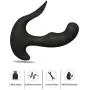 SEXBAY Anal Sex Toy Prostate Massager Silicone Vibrator for Men Women and Couples 10 Speeds Powerful Vibrating Butt Plug for Male Female Masturbator Waterproof Rechargeable Heating Black