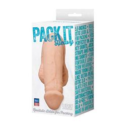 Doc Johnson - Pack It - Prosthetic Flaccid Penis - Realistic Size and Feel - Heavy (200 g) - Vanilla