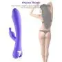 Utimi Rabbit vibrator for Women Rechargeable G Spot Vibrator Waterproof Clitoral Stimulator Sex Toy for Couples Purple Utimi Rabbit vibrator for Women Rechargeable G Spot Vibrator Waterproof Clitoral Stimulator Sex Toy for Couples Purple