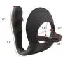 FST Erection Enhancing Cock Ring and Anal Plug Combo, Male Anal Silicone Sex Toy, Stimulate Prostate Achieve Incredible Orgasms, Black FST Erection Enhancing Cock Ring and Anal Plug Combo, Male Anal Silicone Sex Toy, Stimulate Prostate Achieve Incredible Orgasms, Black