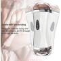 Riliy- Mǎssǎger Training White USB Electric T-Shirt Six Toys 2 in 1 Hands Free Deep Throat Voice Interactive Orǎl Cùp Sùckǐng Endless Pleasure Headphone Mode Couple Best Gift