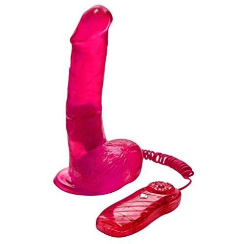 SC Novelties Vibrating Jelly Dildo, Violet SC Novelties Vibrating Jelly Dildo, Violet