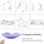 Wireless Víbrator Panty Invisible Egg Adult Female Wearable C-l?t-óris Stímulatór Toy USB Rechargeable Six Toys for Women,T Shirt - Purple
