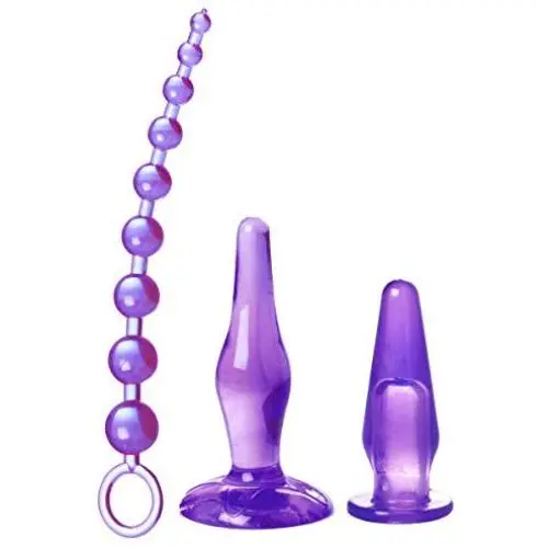 Trinity Vibes Amethyst Adventure 3-Piece Anal Toy Kit Trinity Vibes Amethyst Adventure 3-Piece Anal Toy Kit