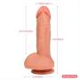Winzfred 7.9 Inch Realistic Dilo Ultra-Soft Dilo for Beginners with Flared Base for Hands-Free Play