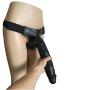 HAOZICH 12.2 Inches Perfect Size Ultra Flesh Double Strápǒn Hárness Stráp Ǒns Funny Toys HAOZICH (Color : Black)
