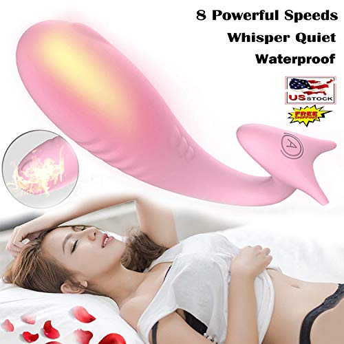 Wireless Wand Massager, Waterproof Powerful Mini Cordless Wand Massaging with 8 Vibrations, Silicone Compact Rechargeable Power Massager(Pink)