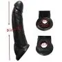 Black King-Sized 9 inch Amazing Performance Extender Enlargement, Extra Large 3" for Male Black King-Sized 9 inch Amazing Performance Extender Enlargement, Extra Large 3" for Male