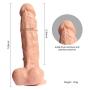 Lfcmf 7.68 Inch Flexible Massager Wand 6 Frequency USB Charge Remote Control Massage