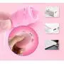 Double Head 7-Speed Waterproof Dual Motor Silent USB Rechargable Small for Deep Tissue Massager Handheld Pink Double Head 7-Speed Waterproof Dual Motor Silent USB Rechargable Small for Deep Tissue Massager Handheld Pink