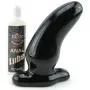 Doc Johnson Classic - The Rear Ender - Curved Prostate Stimulating Butt Plug with Anal Glide - Anal Toy - Black