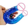 EIKdoulf02 U Shape Double Flexible Powerful Vibrate Wand Massage Cordless Cordless Body Massager for Women and Couple Adult Sex Toys - Pink