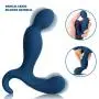 Male Prostate Massager Sex Toy with Dual Motors 10 Stimulation Patterns for Wireless Remote Anal Butt Plug