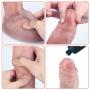 Hyper Realistic Ultra-soft silicone Dildo Lifelike Vein Superior Penis Dual Layer Liquid Silicone Bendable Penis with Suction Cup Adult Sex Massage Masturbation Toys for Women 8.8 inch (Natural Flesh)