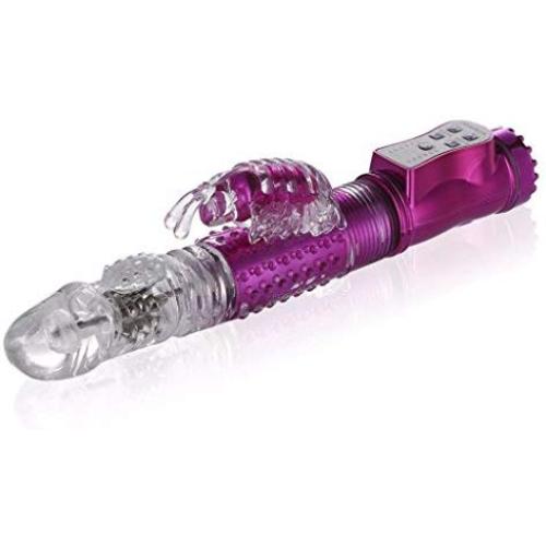 Waterproof Rabbit Dildo Vibrator G-spot Massager Multispeed Sex Toy Pink Adult