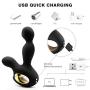 Men Ṃásˉtῡrbˉátor Análes Plug Rotating Wireless Remote Control Análes Víbrántor Silicone Male Próstˉatå Másságer Adúllt Six Toys for Men