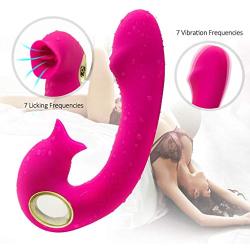 Simulated Oral Tongue Sucking Toy 7 Frequency Vibration & 7 Suction Soft Touch Internal Clitorial Sucking Toy for Women T-Shirt