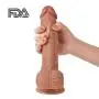 ONLYTEK Dildo, Dual-Layered Silicone Cock with Strong Suction Cup, Penis for Life-Like Experience Hands-Free Anal and Pussy Play Masturbation Sex Toy for Women Men ONLYTEK Dildo, Dual-Layered Silicone Cock with Strong Suction Cup, Penis for Life-Like Experience Hands-Free Anal and Pussy Play Masturbation Sex Toy for Women Men