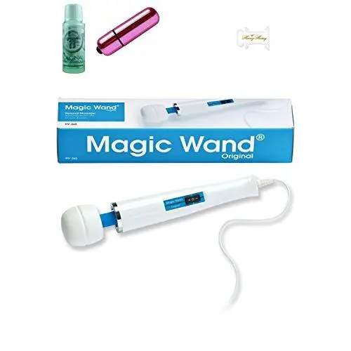 BUNDLE - Magic Wand Original Hv-260 - New 2013 Model - Comes with 1 Year Warranty - Ships with .5 Oz Lube, Clit Gel, & Waterproof 7 Speed Bullet (Bullet Ships in Various Colors)