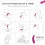 Clitoral Vibrator, G Spot Clit Dildo Vibrators, Waterproof Rechargeable Clitoris Stimulator with 9 Vibration Patterns Sex Toys for Women Clitoral Vibrator, G Spot Clit Dildo Vibrators, Waterproof Rechargeable Clitoris Stimulator with 9 Vibration Patterns Sex Toys for Women