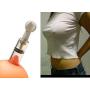 Hiibaby 4 Sizes Easy Twist Suction Cupping Nipple Enhancer Breast Enlarger Vacuum Bondage Fetish - Firmer, Perkier, Larger Nipples