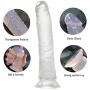 G Spot Realistic Jelly Dildo with Strong Suction Cup Flexible Penis Harness Compatible Anal Adult Sex Toys for Women