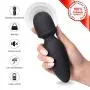 Mini Wand Massager,Fovel Wireless Cordless Portable Small Size Handheld Powerful Massage for Back Neck Shoulder Silent Waterproof USB Chargeable,Black Mini Wand Massager,Fovel Wireless Cordless Portable Small Size Handheld Powerful Massage for Back Neck Shoulder Silent Waterproof USB Chargeable,Black