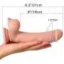 BOMBEX FDA Approved Realistic Dildo - Silicone Vagina Sex Toy With Strong Suction Cup Base,Flesh Dong,8.2 Inches BOMBEX FDA Approved Realistic Dildo - Silicone Vagina Sex Toy With Strong Suction Cup Base,Flesh Dong,8.2 Inches