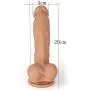 Namee Deluxe Realistic Dong Penis, 20 CM Premium Dildo Huge Cock with Natural Tight Veins and Extra Strong Suction Cup&Ball for Woman Adult Sex Toys Sex Games (415 g) (7 inches)