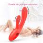 UTIMI G Spot Rabbit Vibrator Liquid Silicone No Bones Wand Massager Waterproof Stimulator for Women