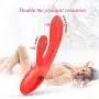 UTIMI G Spot Rabbit Vibrator Liquid Silicone No Bones Wand Massager Waterproof Stimulator for Women