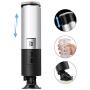 KUUVAL Hand Free Multi-Function Masturbator Fully Automatic Electronic Piston Rechargeable Thrusting Retractable Electronic Male Masturbation 10 Modes