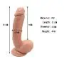 Lfcmf 8.46 Inch Soft Male Women D-í-l&dɔ PVC Material Female Relaxation Massager (Flesh) Lfcmf 8.46 Inch Soft Male Women D-í-l&dɔ PVC Material Female Relaxation Massager (Flesh)