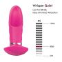 Remote Control Invisible Wearable G-Sport Vib 10 Vibration Modes Silicone Waterproof USB Rechargeable Vibrantor for Women(Hot Pink)