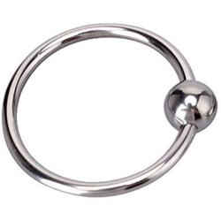 Cock Rings Stainless Steel Penis Rings Erection Enhancing Rings Sex Toys 27mm(Silver)