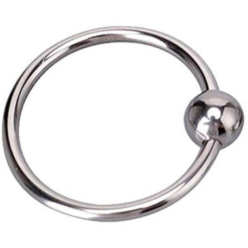 Cock Rings Stainless Steel Penis Rings Erection Enhancing Rings Sex Toys 27mm(Silver)