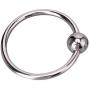 Cock Rings Stainless Steel Penis Rings Erection Enhancing Rings Sex Toys 27mm(Silver)