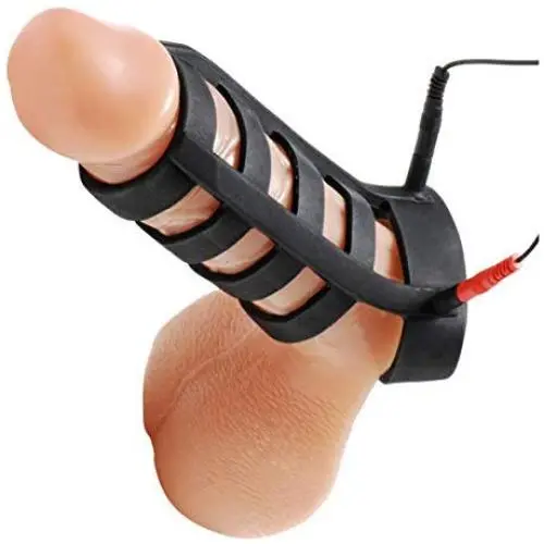 Zeus Electrosex Power Cage Silicone E-Stim Cock and Ball Extender Zeus Electrosex Power Cage Silicone E-Stim Cock and Ball Extender