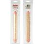 California Exotics Veined Double Dong, Ivory Duo, 12"