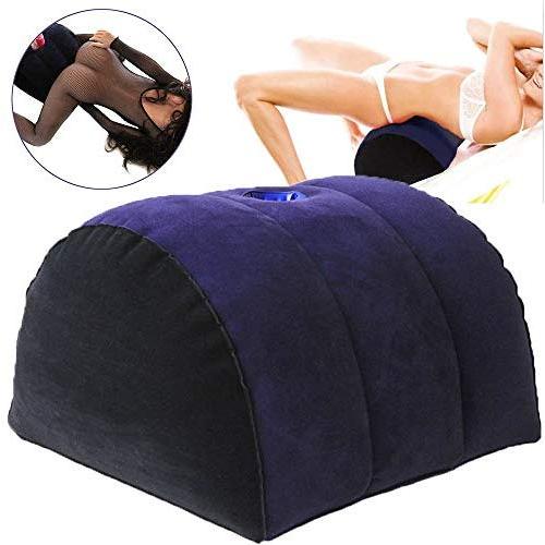 Sexfurniture Sex Cushion for Couples Inflatable Erotic Pillows and Ramps, Foldable Sex Lumbar Pillows Sex Pillows Sofa, Sm Triangle Pillow Cushion Sex Toys