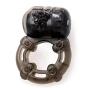 Vibrating Cock Ring for Men and Couples Sex Toy by Healthy Vibes | Soft & Stretchy Penis Ring Vibrator Black | Last Longer in Bed & Get Harder Erections