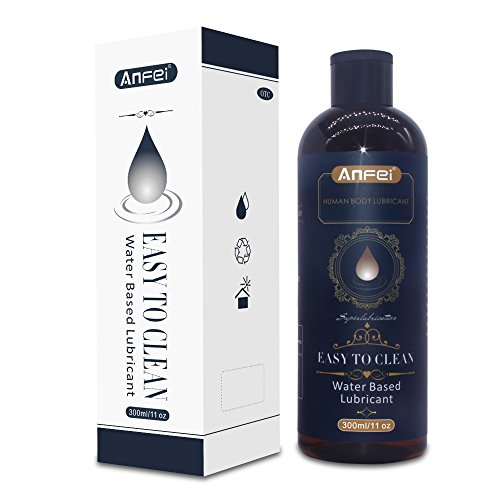 Water Based Lubricant FDA Approved, ANFEI Premium Personal Lube, Paraben-Free, 300ml 11oz