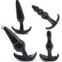4 Pcs Silicone Plug Trainer Kit Silicone Relax Toy Amal Plug Buttpluģ for Women,Anales Trainer Pleasure Toy Silicone Waterproof Black 4 Pcs Silicone Plug Trainer Kit Silicone Relax Toy Amal Plug Buttpluģ for Women,Anales Trainer Pleasure Toy Silicone Waterproof Black