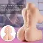 Sex Doll Male Masturbator with Vagina and Anal, 3D Realistic Love Doll with Torso for Men Masturbation, Fondlove Male Sex Toy with Pussy Ass Butt (with Torso) Sex Doll Male Masturbator with Vagina and Anal, 3D Realistic Love Doll with Torso for Men Masturbation, Fondlove Male Sex Toy with Pussy Ass Butt (with Torso)