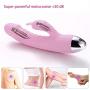 Rabbit Vibrator,Louviva 10 Modes G-Spot Vibrator Waterproof Dual Stimulation Rechargeable Adult Sex Toys for Women,Pink ?-