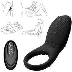 Remote Control Male Delay Exercise Rings P-Ê-ň-Ï-s Waterproof Rechargeable R-Ï-ň-g Lǒck S`perm G SSpotter Vi`brãtórs for Men