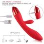 Portable Cordless Wand Massager - 10 Kinds of Vibration Mode - one Button Operation Mode - Relieve Stress