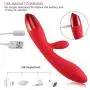 Portable Cordless Massager - Dual Motor Intelligent Heating - One-Touch Operation and Memory Function - USB Magnetic Rechargeable, 100% Waterproof is A Good Helper in Life