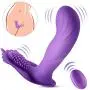 Bombex Silicone Bullet Vibrator - Wearable Vibratiing Dildo - Waterproof & Remote Control Masturbator for Women, 10-Frequency Dual Action Adults Sex Toy for Female & Couples(Purple) Bombex Silicone Bullet Vibrator - Wearable Vibratiing Dildo - Waterproof & Remote Control Masturbator for Women, 10-Frequency Dual Action Adults Sex Toy for Female & Couples(Purple)